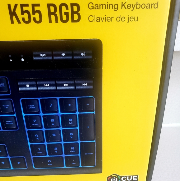 Corsair K55 RGB (Gaming Keyboard) - Picture 3 of 4